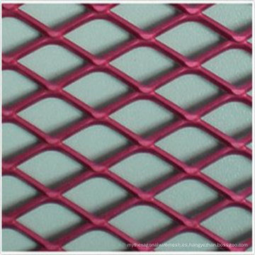 Patrón de orificio hexagonal Perforated Metal Mesh expandido